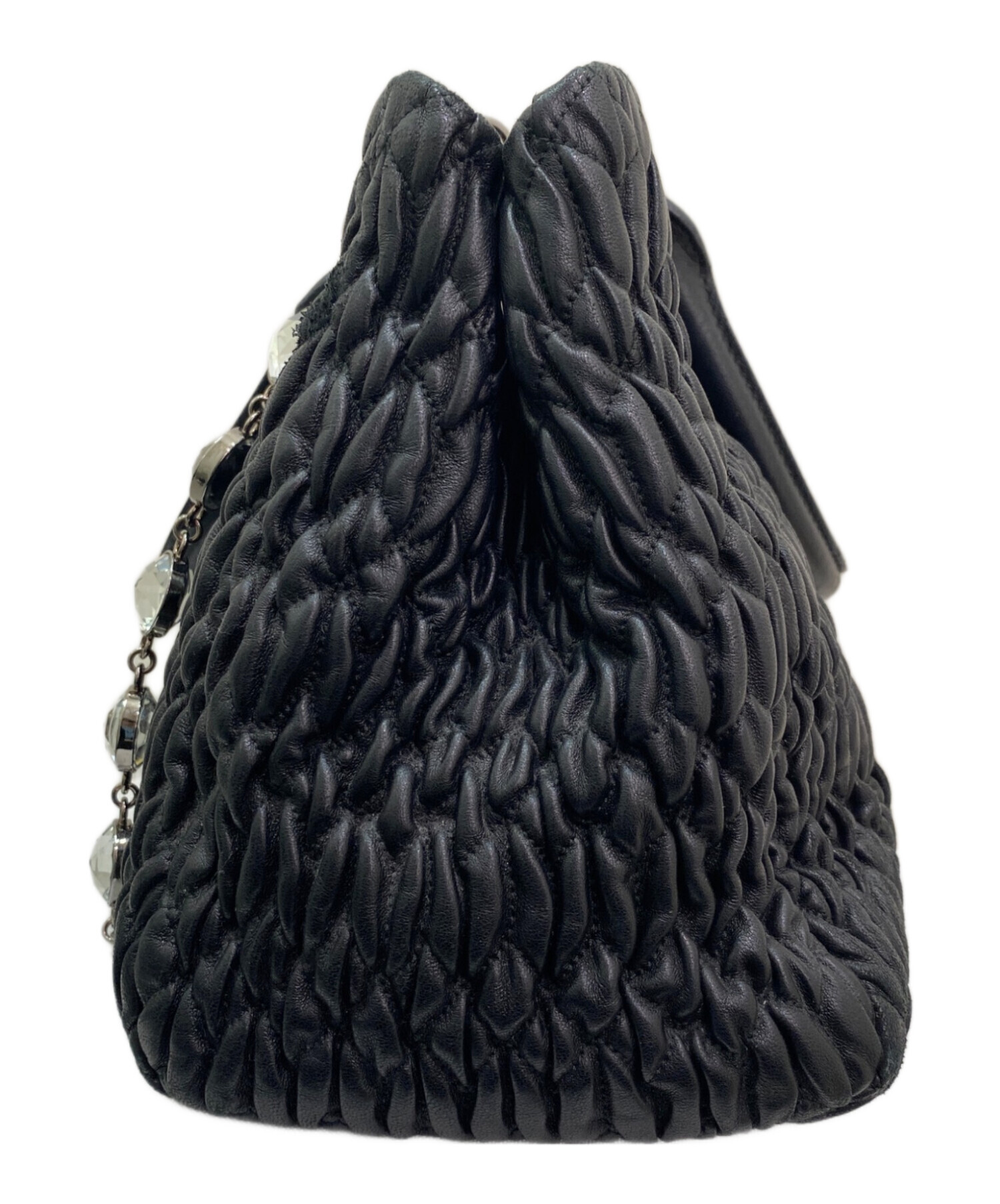 中古・古着通販】MIU MIU (ミュウミュウ) ナッパクリスタルマテラッセ