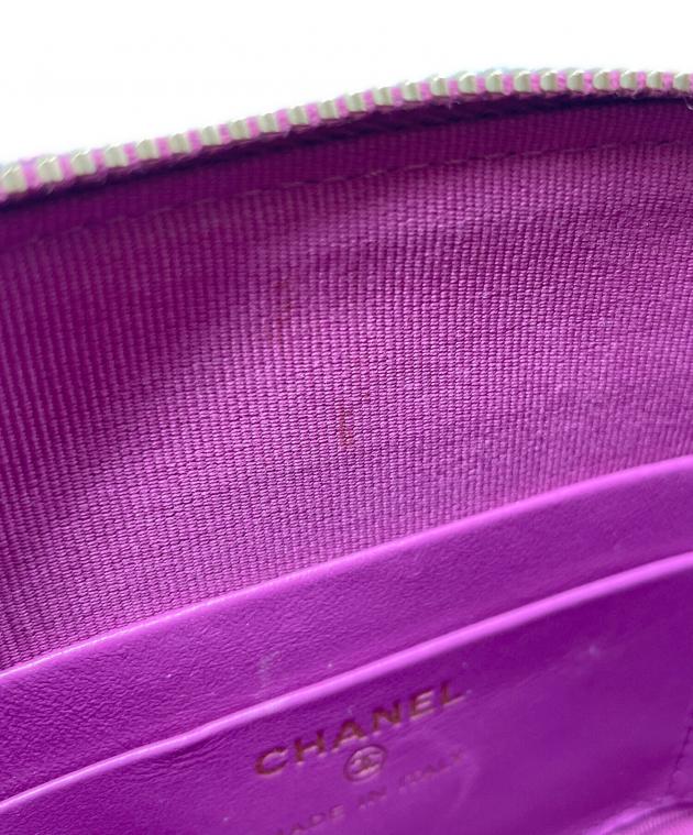 シャネル　ツイード　パープル 中古・古着通販】CHANEL (シャネル) ツイード ココマークショルダー