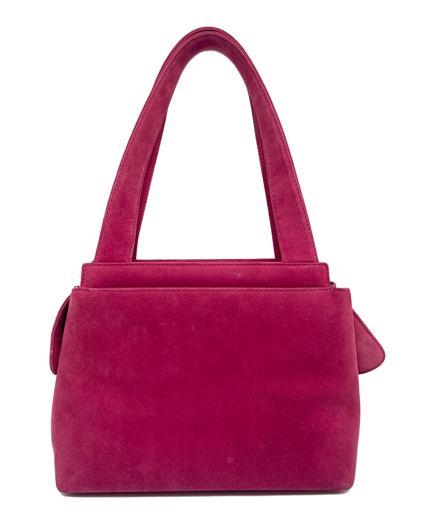 中古・古着通販】CHANEL (シャネル) ターンロック ベロアハンドバッグ 