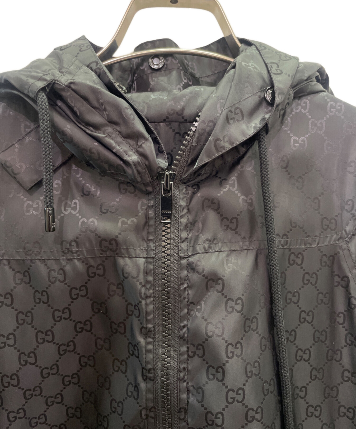 中古・古着通販】GUCCI (グッチ) GGナイロンフーディジャケット