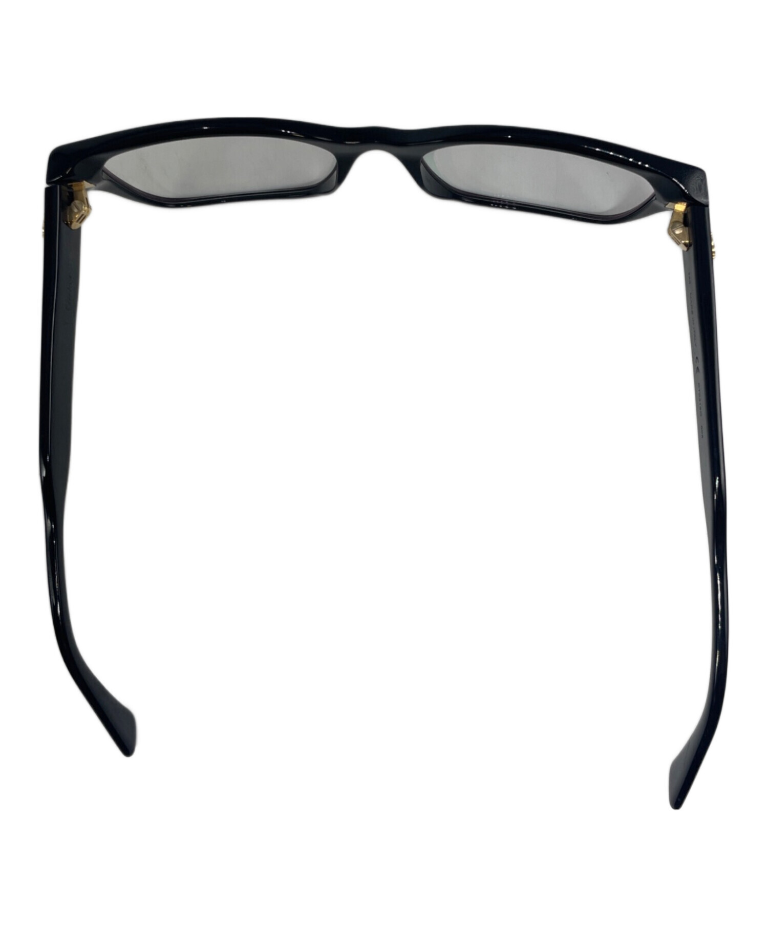 中古・古着通販】Cartier (カルティエ) セルフレーム眼鏡 ブラック