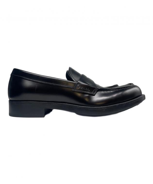 中古・古着通販】PRADA (プラダ) ペニーローファー ブラック サイズ:5