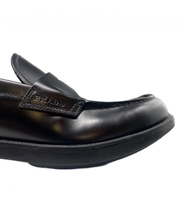 中古・古着通販】PRADA (プラダ) ペニーローファー ブラック サイズ:5
