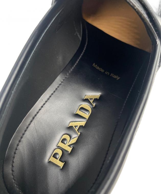 中古・古着通販】PRADA (プラダ) ペニーローファー ブラック サイズ:5