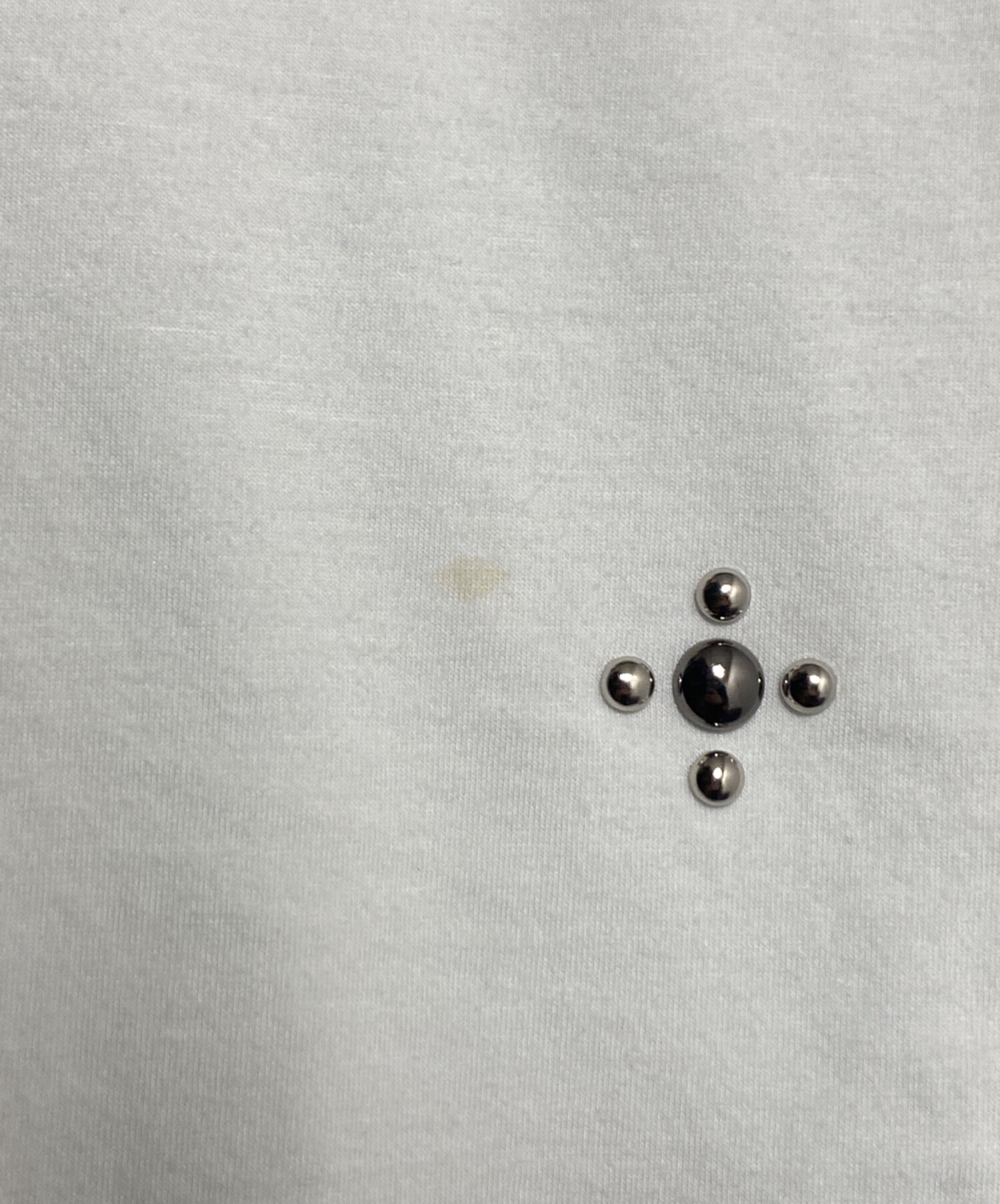 中古・古着通販】DAIRIKU (ダイリク) Waist Studs Wide-Neck Tee