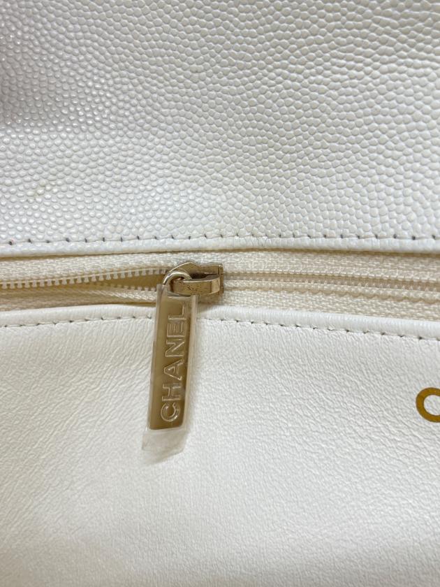 中古・古着通販】CHANEL (シャネル) キャビアスキン クラッチバッグ