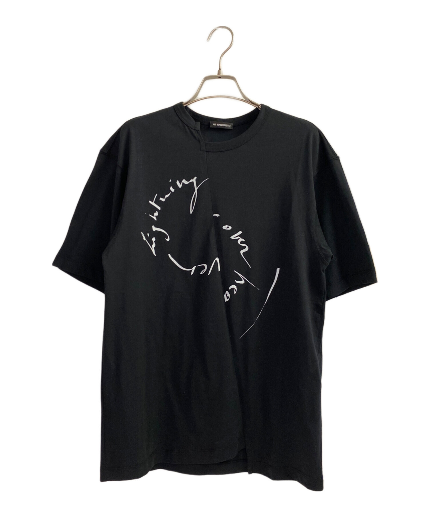 ANN DEMEULEMEESTER アンドゥムステール　変形カットソー 36 中古・古着通販】ANN DEMEULEMEESTER (アンドゥムルメステール) 半袖