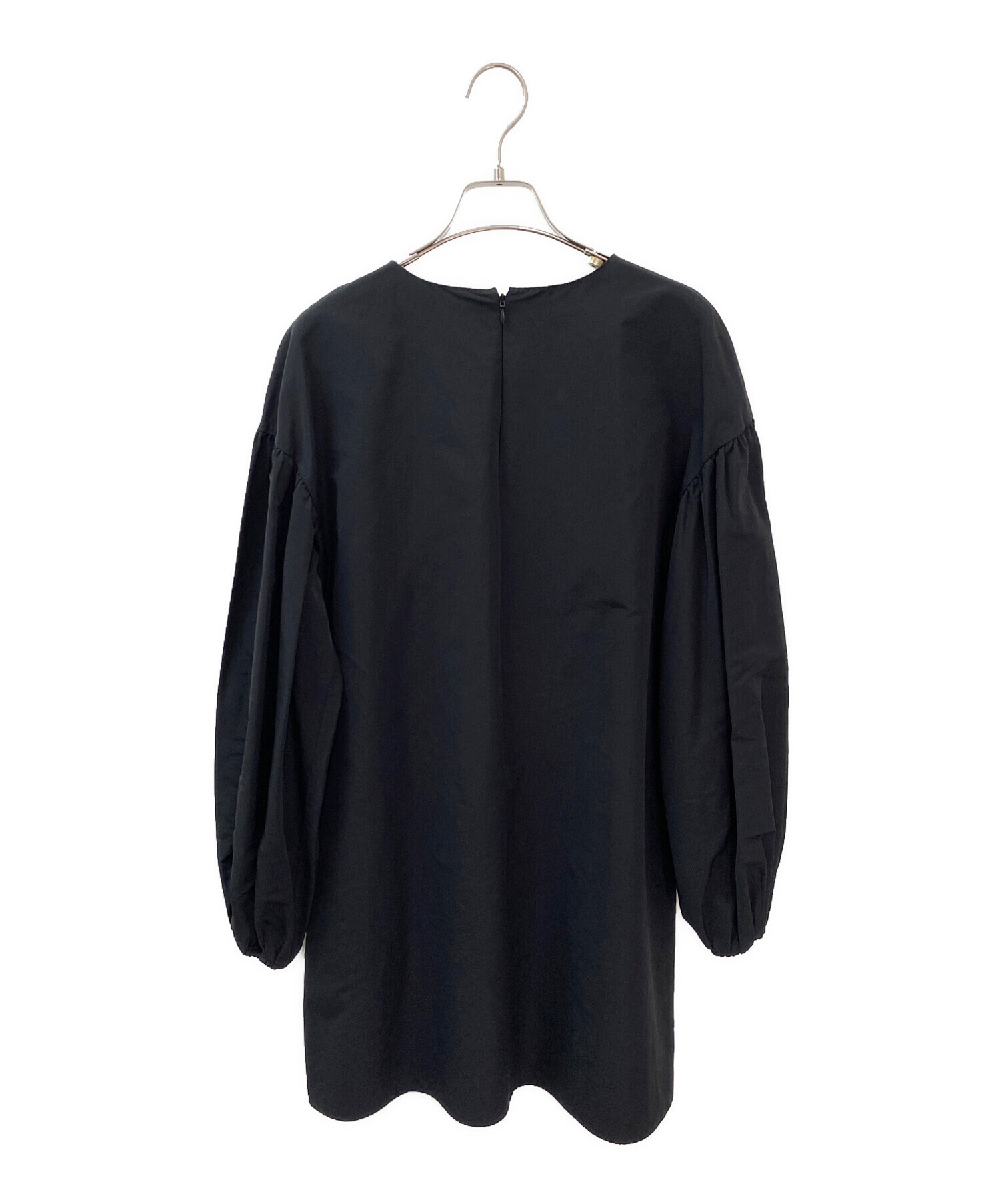 【新品未使用】希少♪ VALENTINO ヴァレンティノ ブラック ワンピース 中古・古着通販】VALENTINO (ヴァレンティノ) ブラウスワンピース