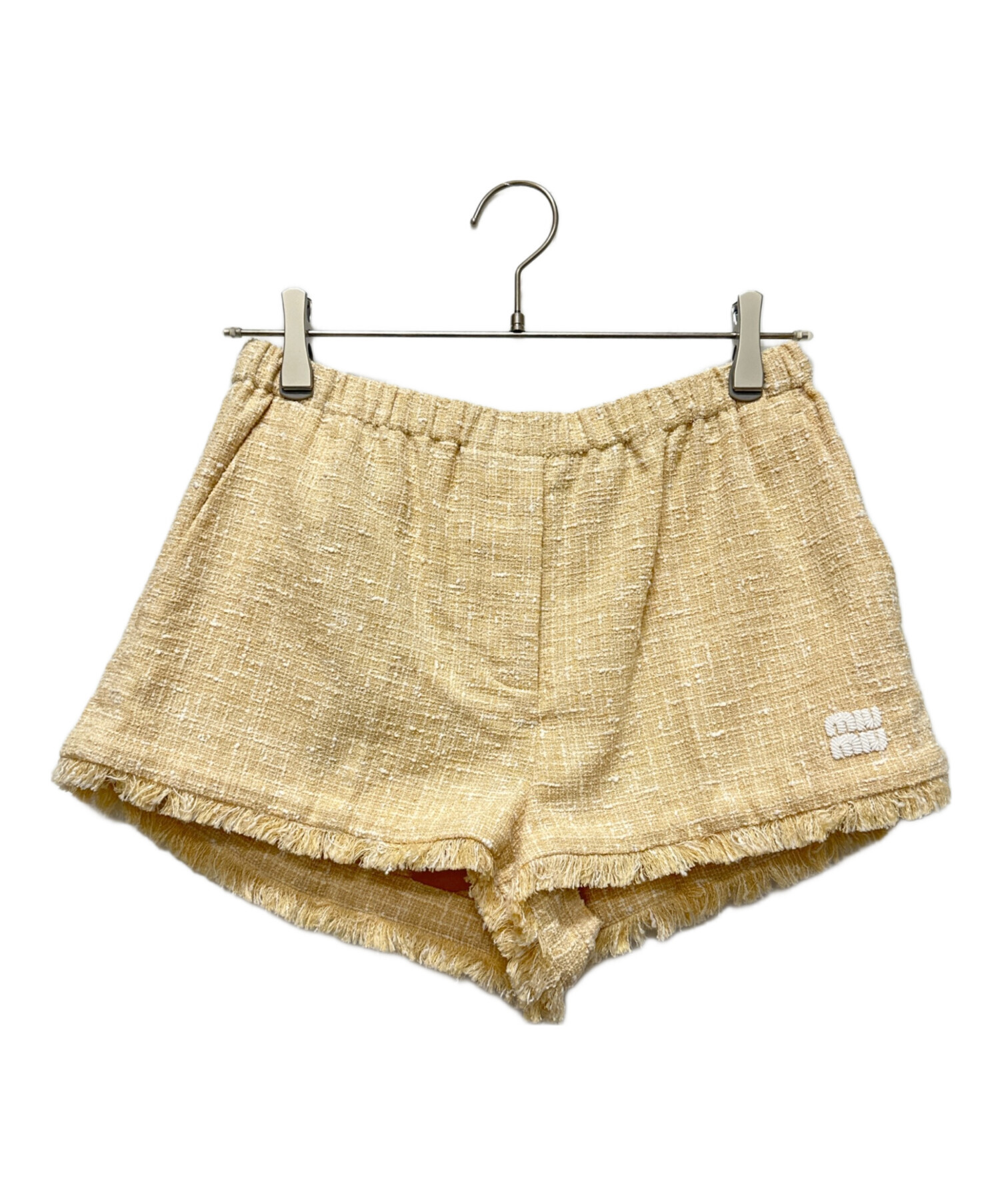 中古・古着通販】MIU MIU (ミュウミュウ) ツイードショートパンツ