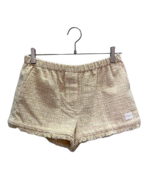 中古・古着通販】MIU MIU (ミュウミュウ) ツイードショートパンツ