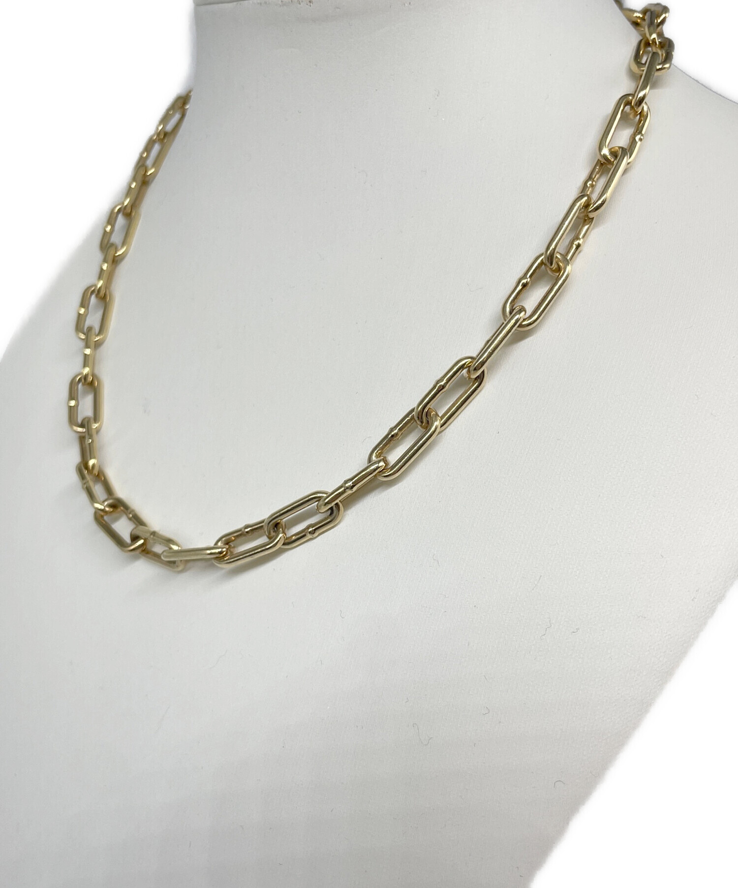 【希少】 BOTTEGA VENETA ゴールドチェーンネックレス 中古・古着通販】BOTTEGA VENETA (ボッテガベネタ) ゴールド
