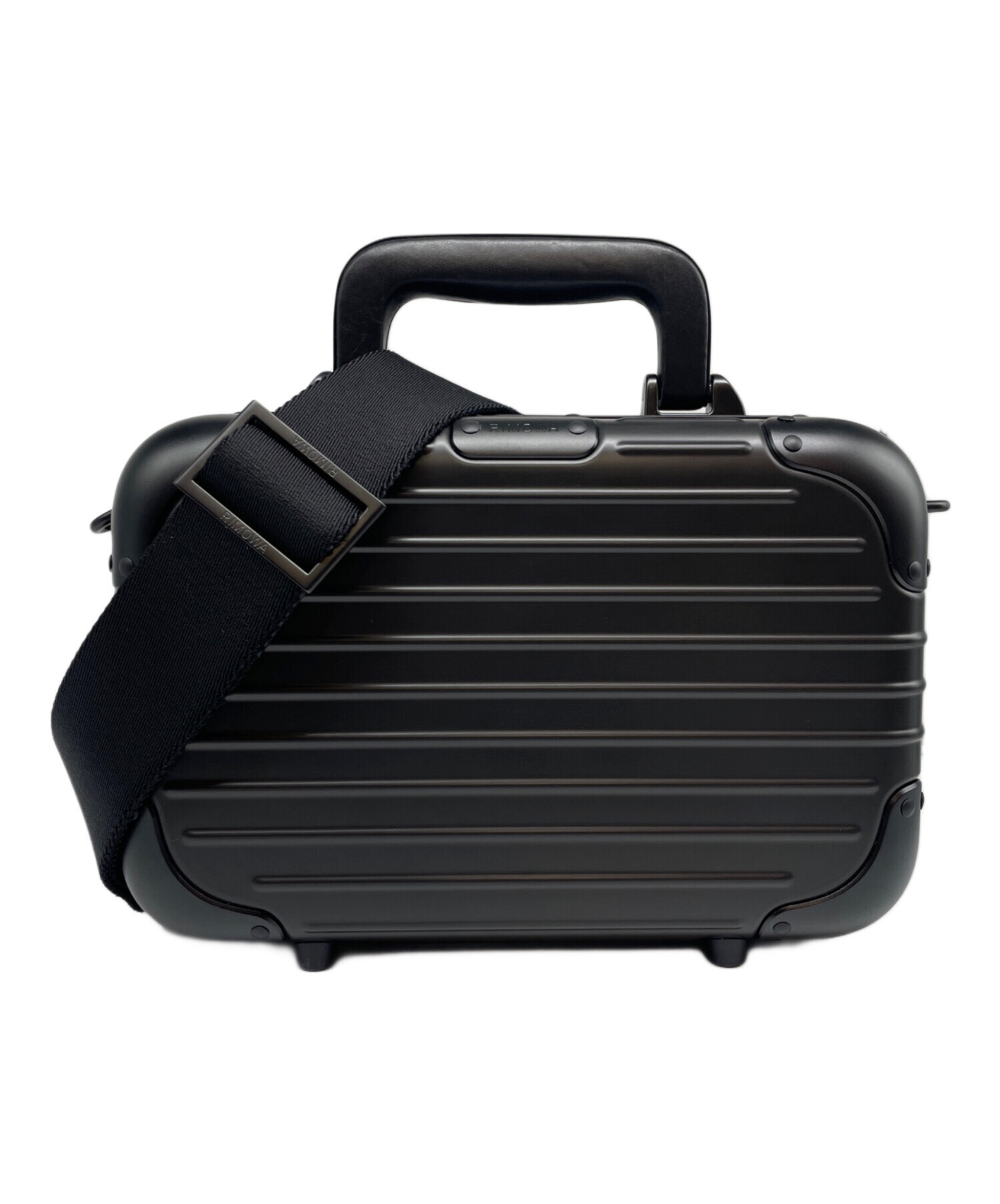 【新品未使用】リモワ オリジナルクロスボディバッグ ブラックRIMOWA 中古・古着通販】RIMOWA (リモワ) クロスボディバッグ 16 ブラック