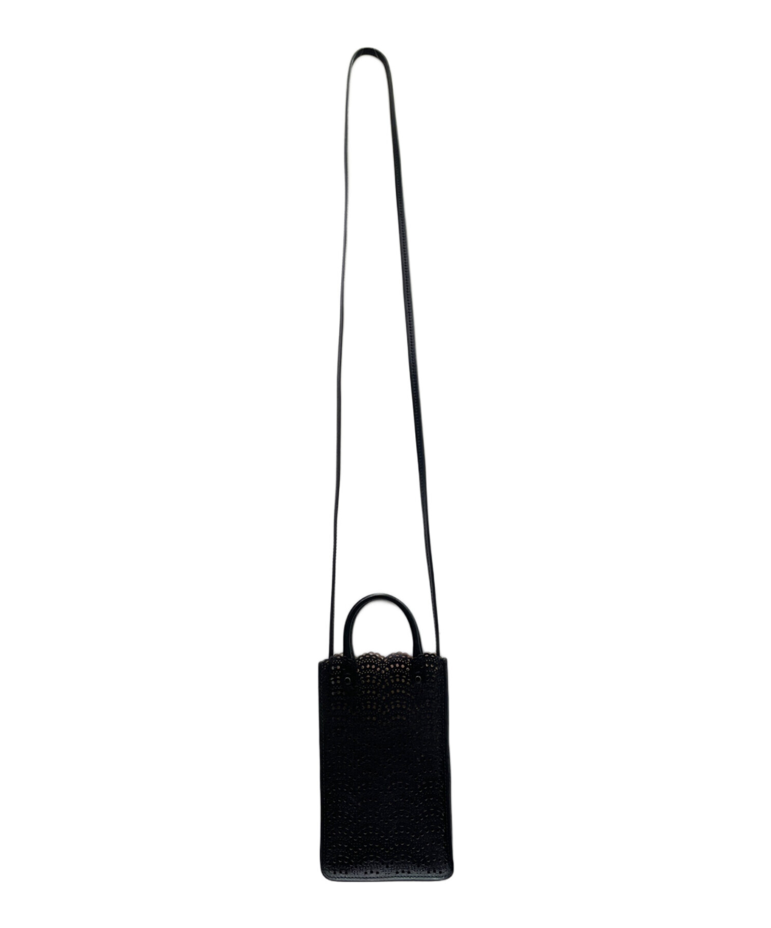 ALAIA アライア GARANCE 20ハンドバッグ 中古・古着通販】ALAIA (アライア) GARANCE バッグ ブラック｜ブランド