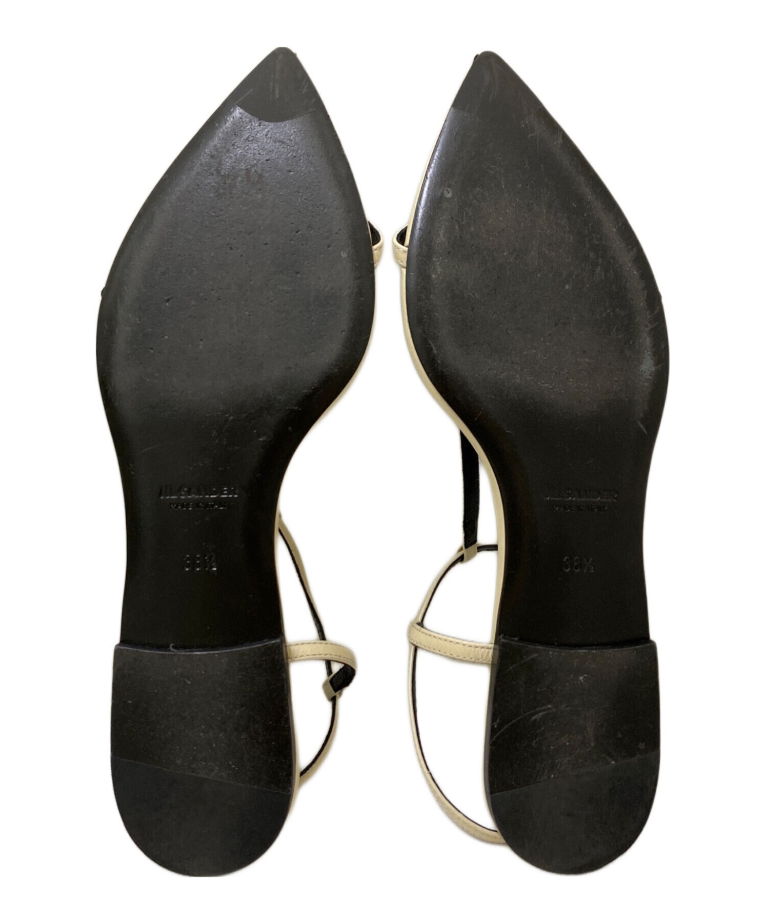 中古・古着通販】JIL SANDER (ジルサンダー) ポンテッドトゥ フラット 
