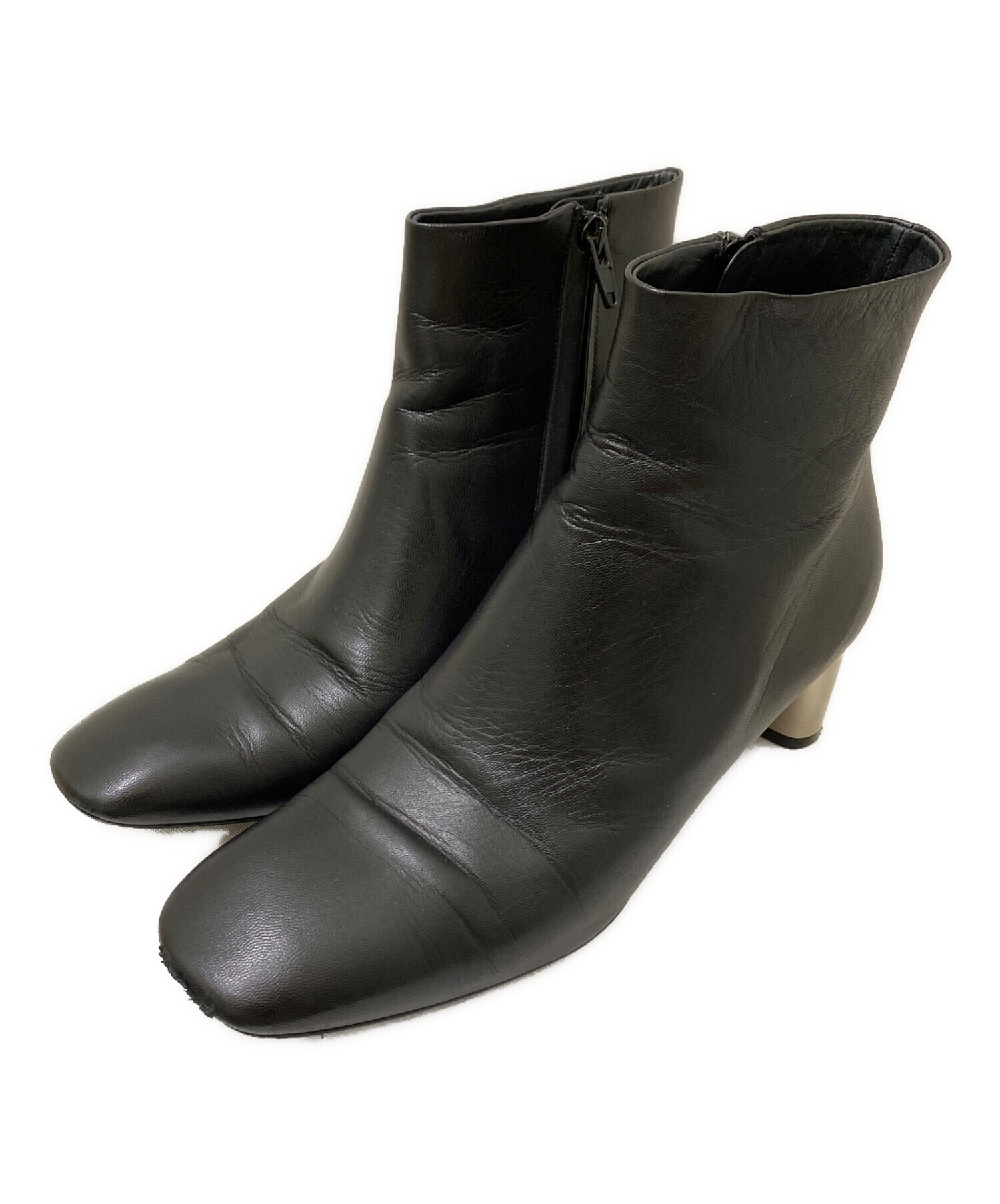 中古・古着通販】CELINE (セリーヌ) ショートブーツ ブラック サイズ