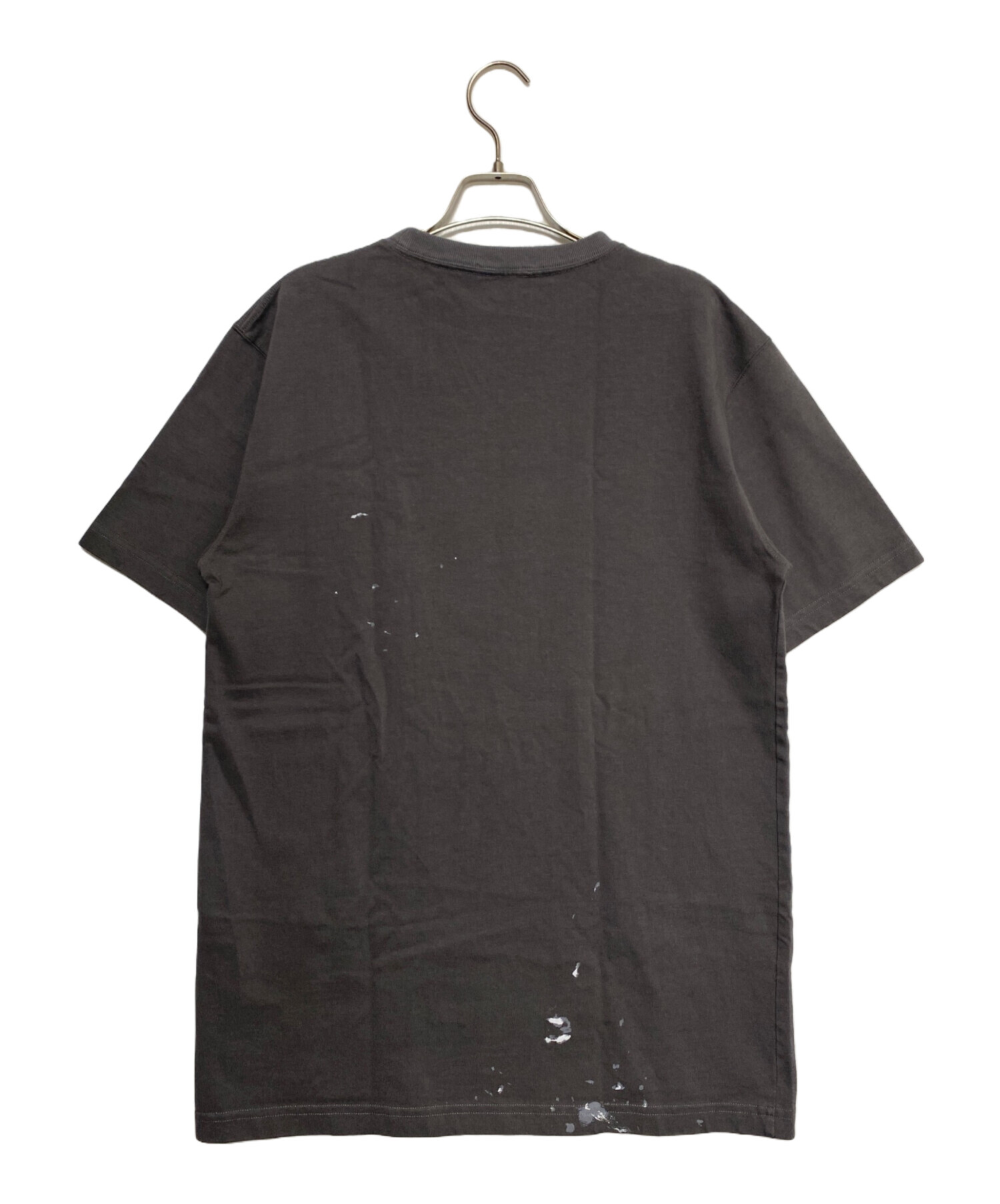 Dior ブラウン Tシャツ ロゴ刺繍 ディオール スーパーコピー Tシャツ ロゴ刺繍 オーバーサイズ