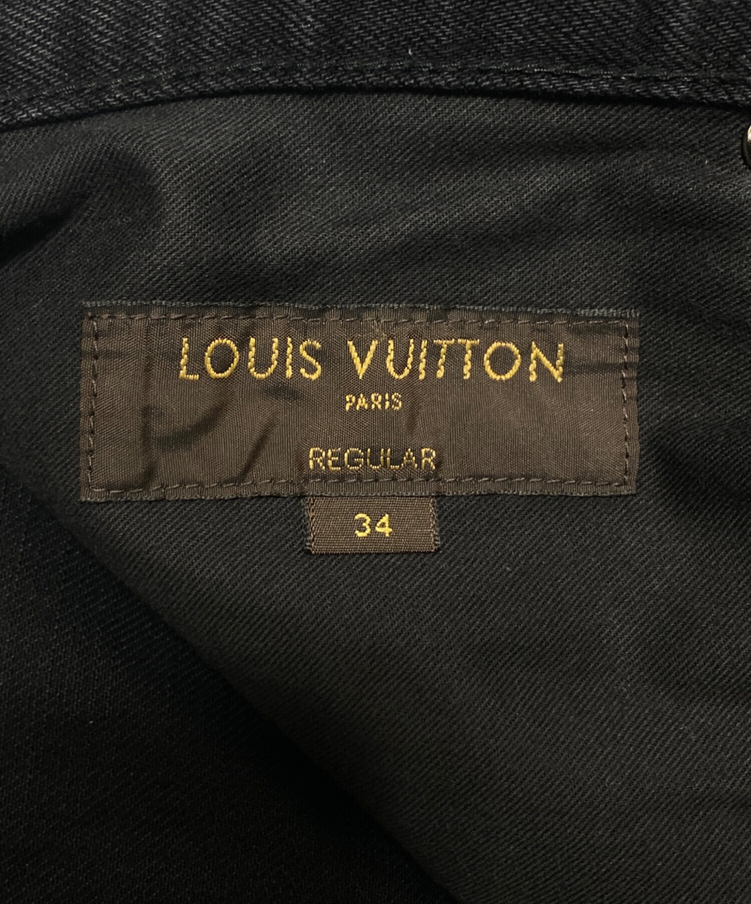 中古・古着通販】LOUIS VUITTON (ルイ ヴィトン) ブラックデニムパンツ 