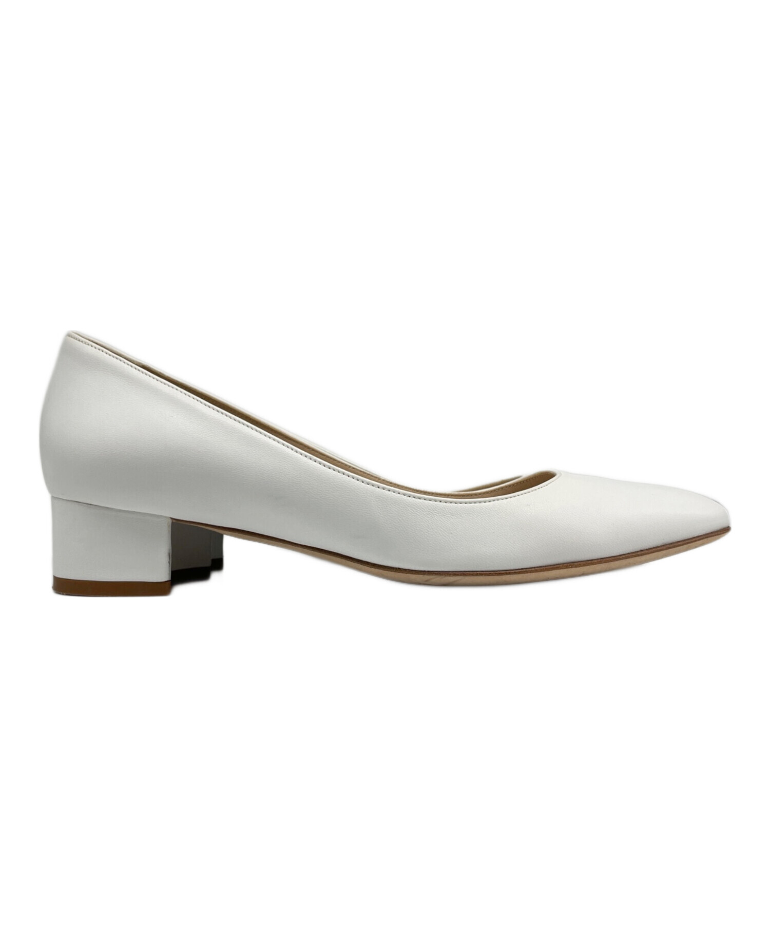 中古・古着通販】Manolo Blahnik (マノロブラニク) レザーパンプス