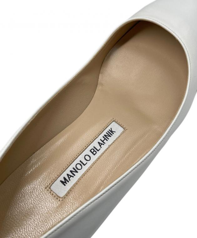 中古・古着通販】Manolo Blahnik (マノロブラニク) レザーパンプス