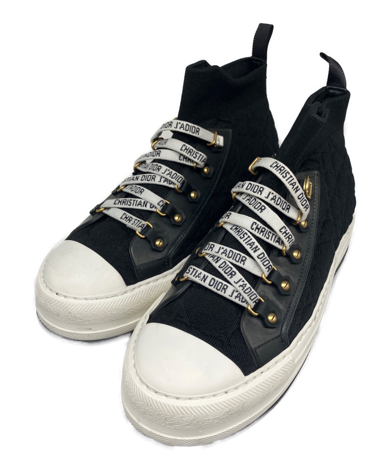 Christian Dior ブラック スニーカー 中古・古着通販】Christian Dior (クリスチャン ディオール) Walk'n