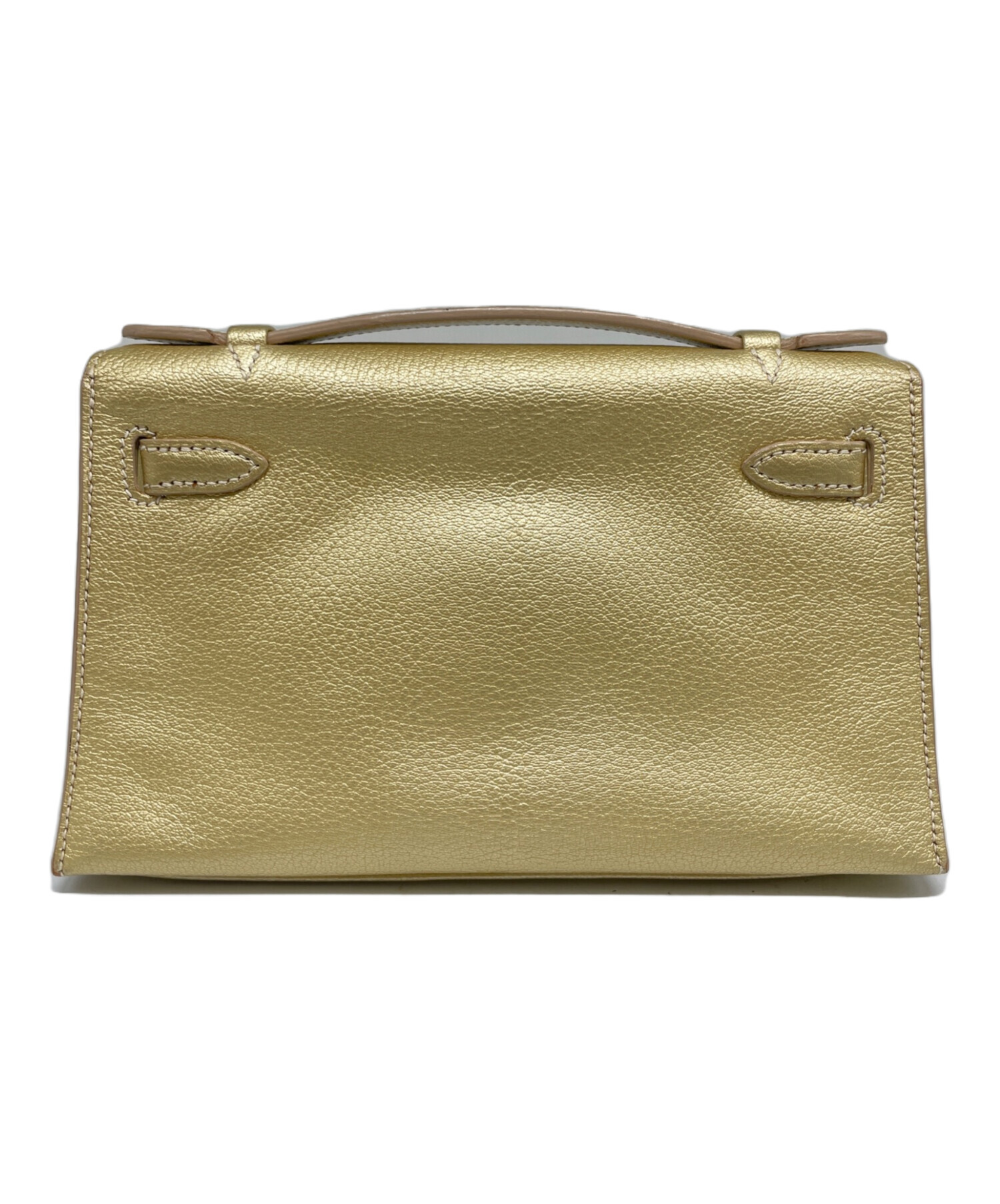 中古・古着通販】HERMES (エルメス) ポシェット ケリー メタリック