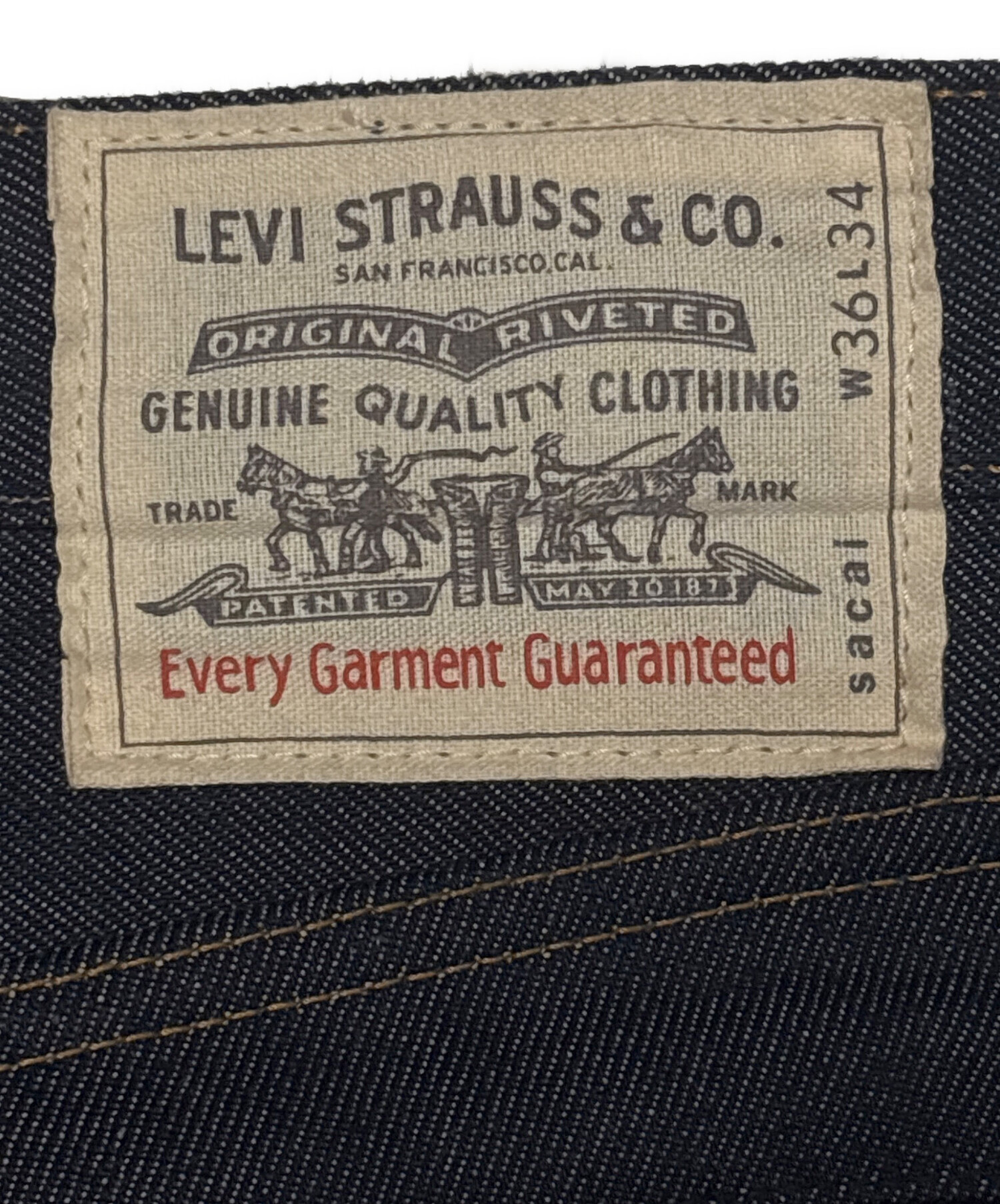 中古・古着通販】LEVI'S (リーバイス) sacai (サカイ) Denim Pants