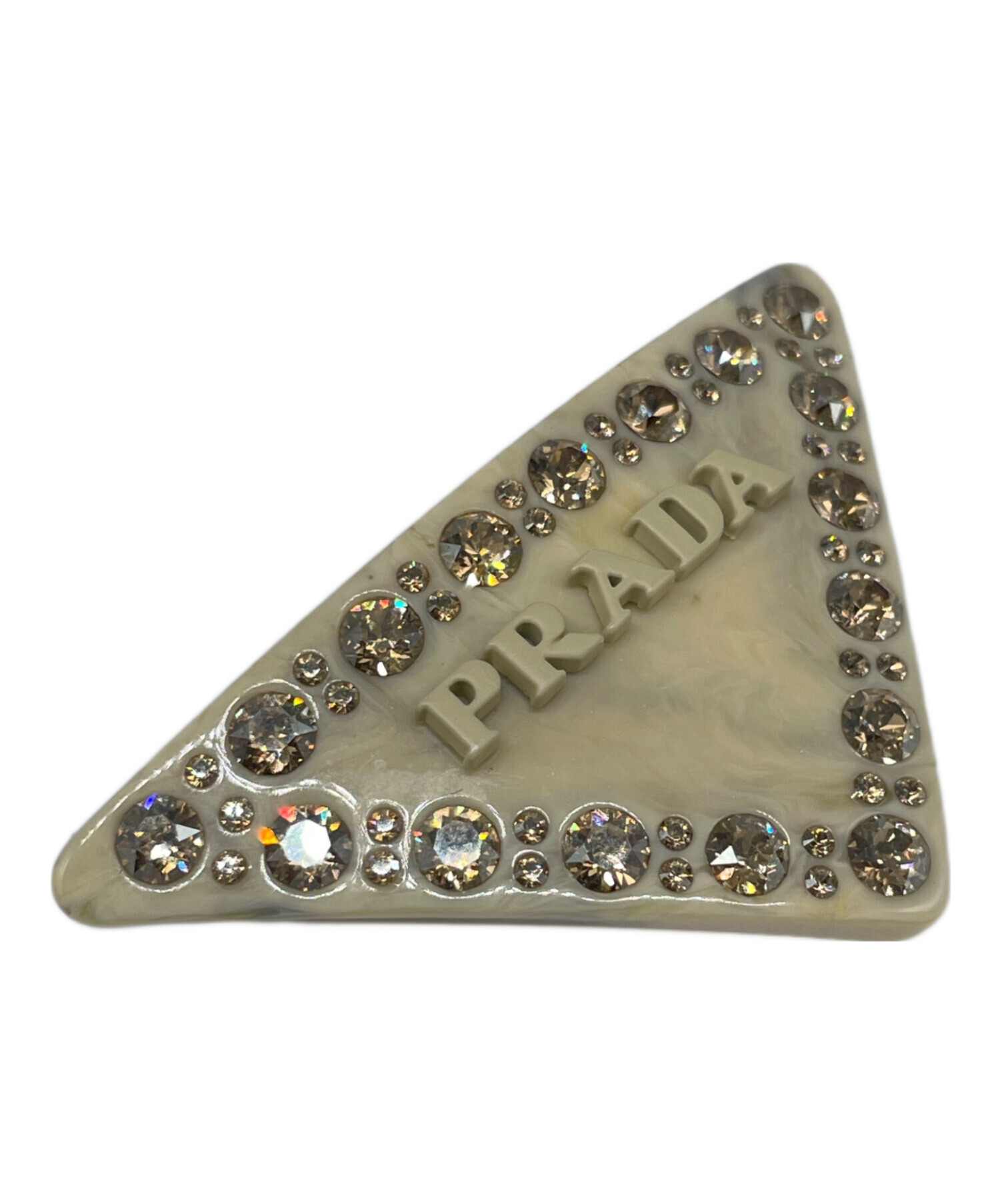 中古・古着通販】PRADA (プラダ) プレキシガラス ヘアクリップ