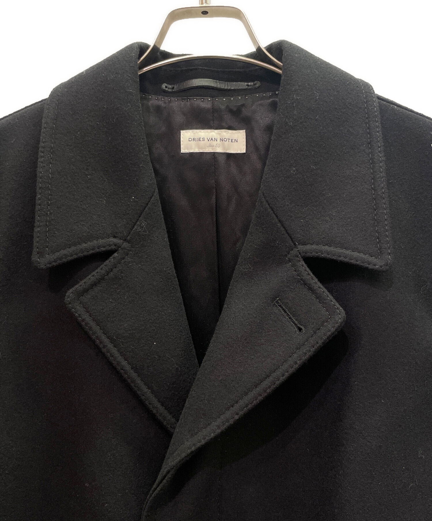 本人期　DRIES VAN NOTEN ドリスヴァンノッテン　チェスターコート 中古・古着通販】DRIES VAN NOTEN (ドリスヴァンノッテン) チェスター