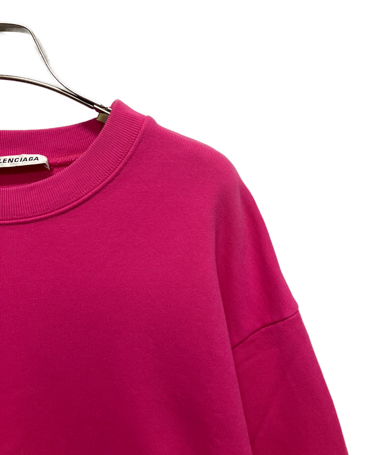 中古・古着通販】BALENCIAGA (バレンシアガ) バックロゴ クルーネック