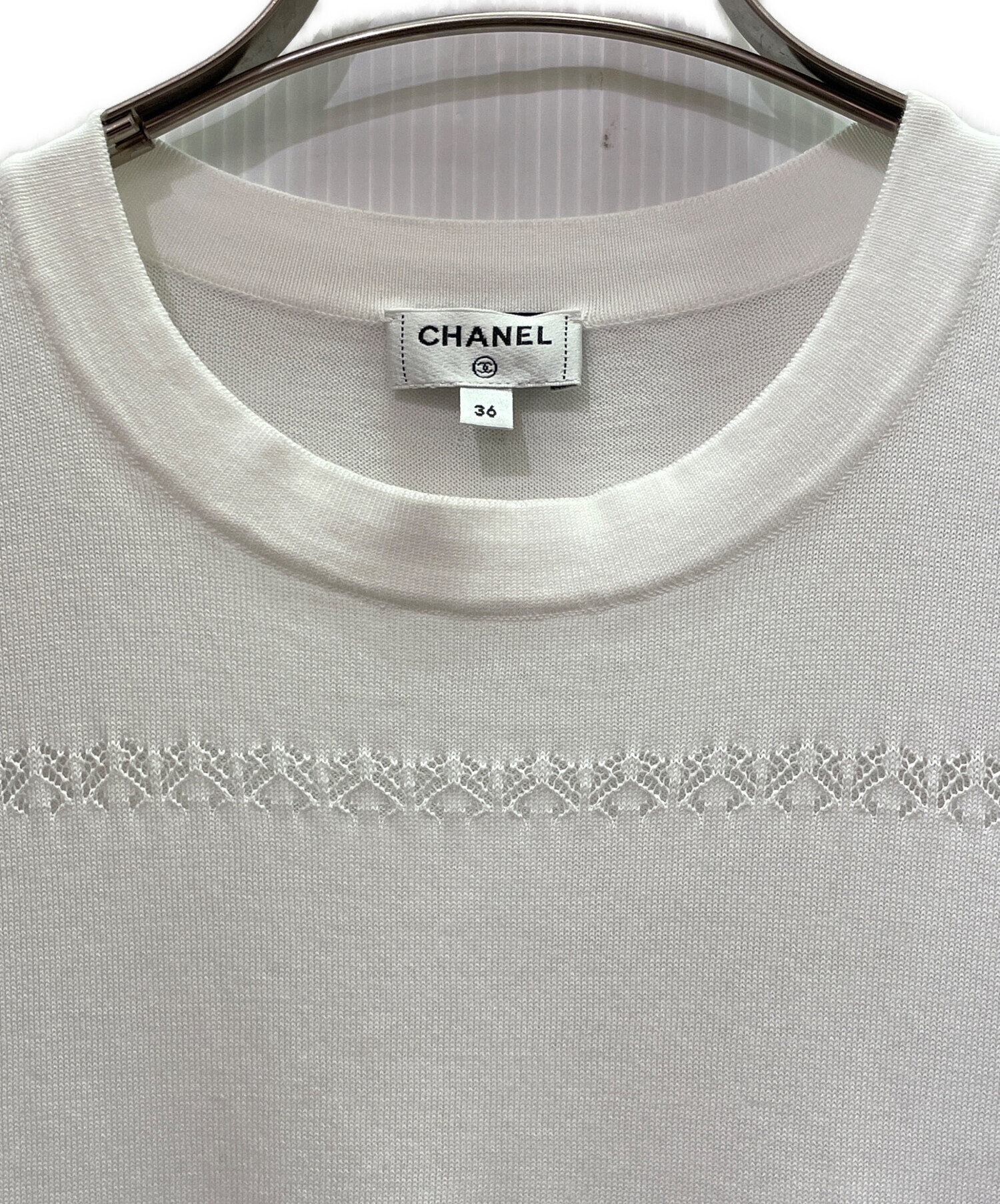 中古・古着通販】CHANEL (シャネル) スターロゴ刺繍 カットソー