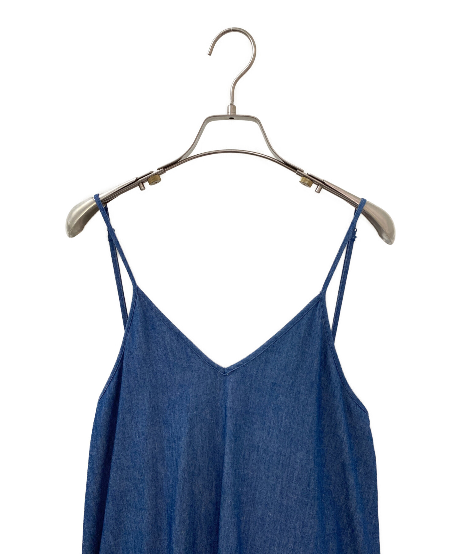 中古・古着通販】MYLAN (マイラン) Back Open Camisole Dress ブルー