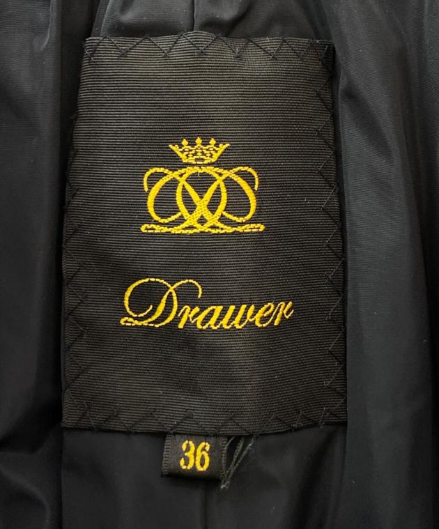 中古・古着通販】DRAWER (ドゥロワー) ノーカラー コットンナイロン