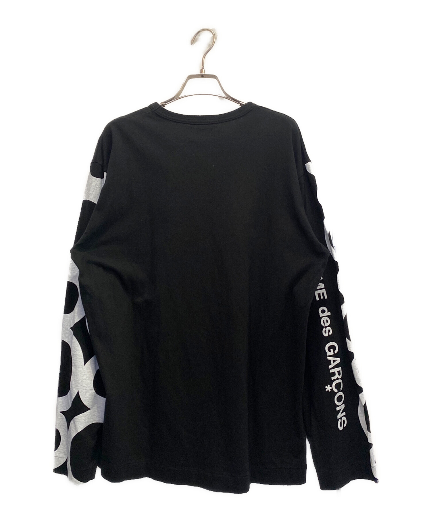 COMME des GARÇONS 立体リボン長袖カットソー サイズM ブラック 中古・古着通販】COMME des GARCONS (コムデギャルソン) 長袖