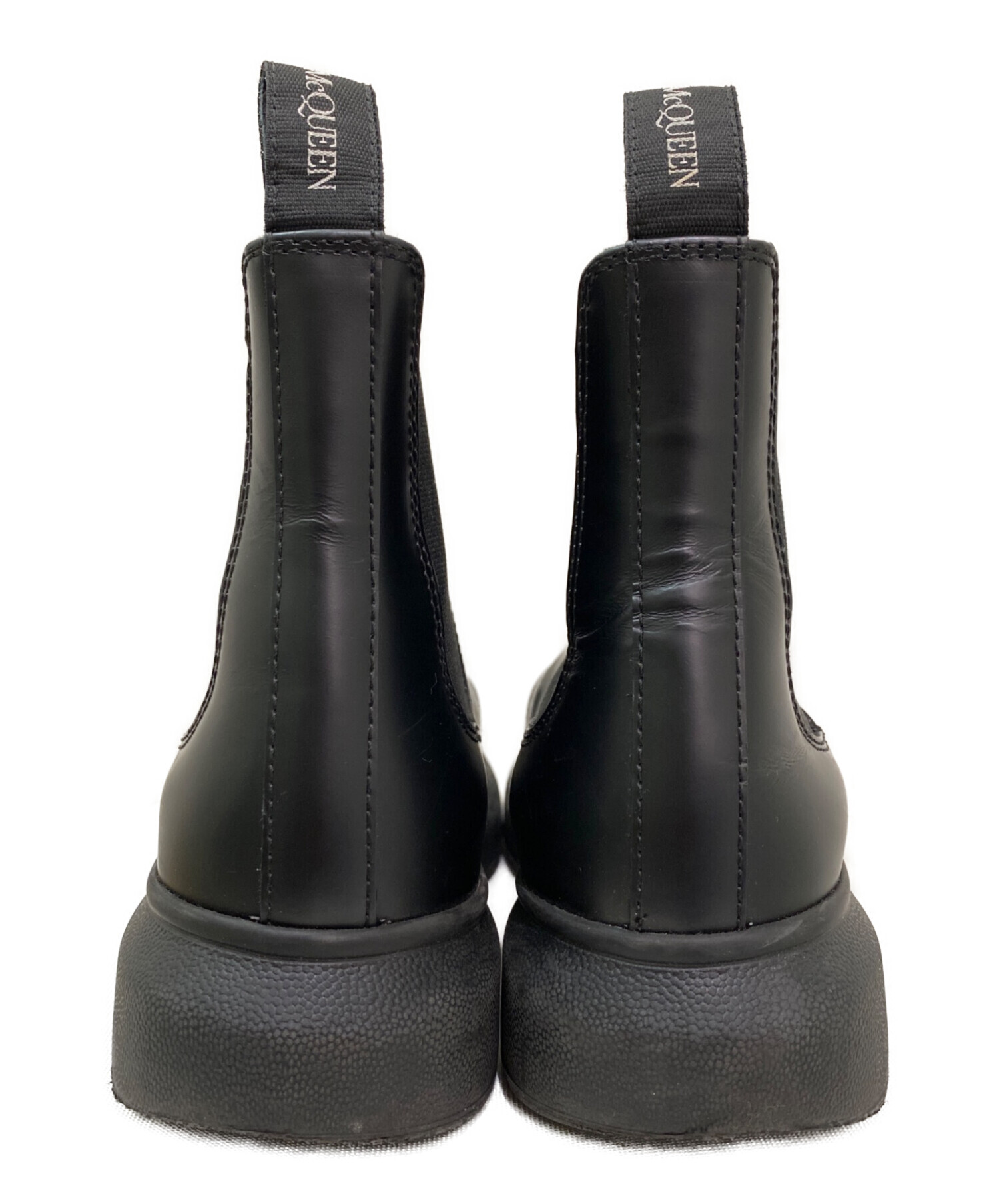 ガブリエル✨ アレキサンダーマックイーン サイドゴアブーツ 黒 厚底 37 中古・古着通販】ALEXANDER McQUEEN (アレキサンダーマックイーン