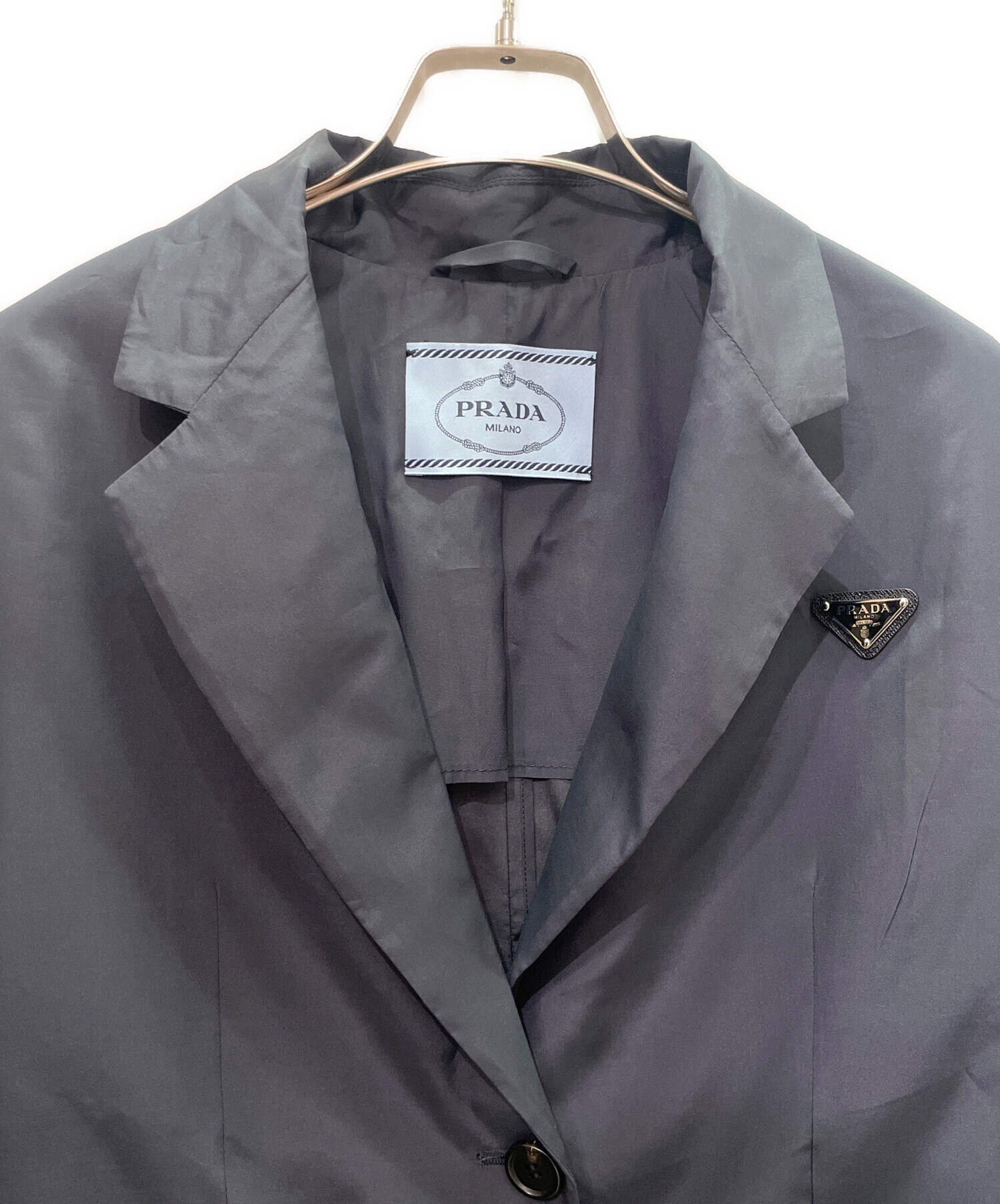 中古・古着通販】PRADA (プラダ) ナイロンジャケット ネイビー サイズ