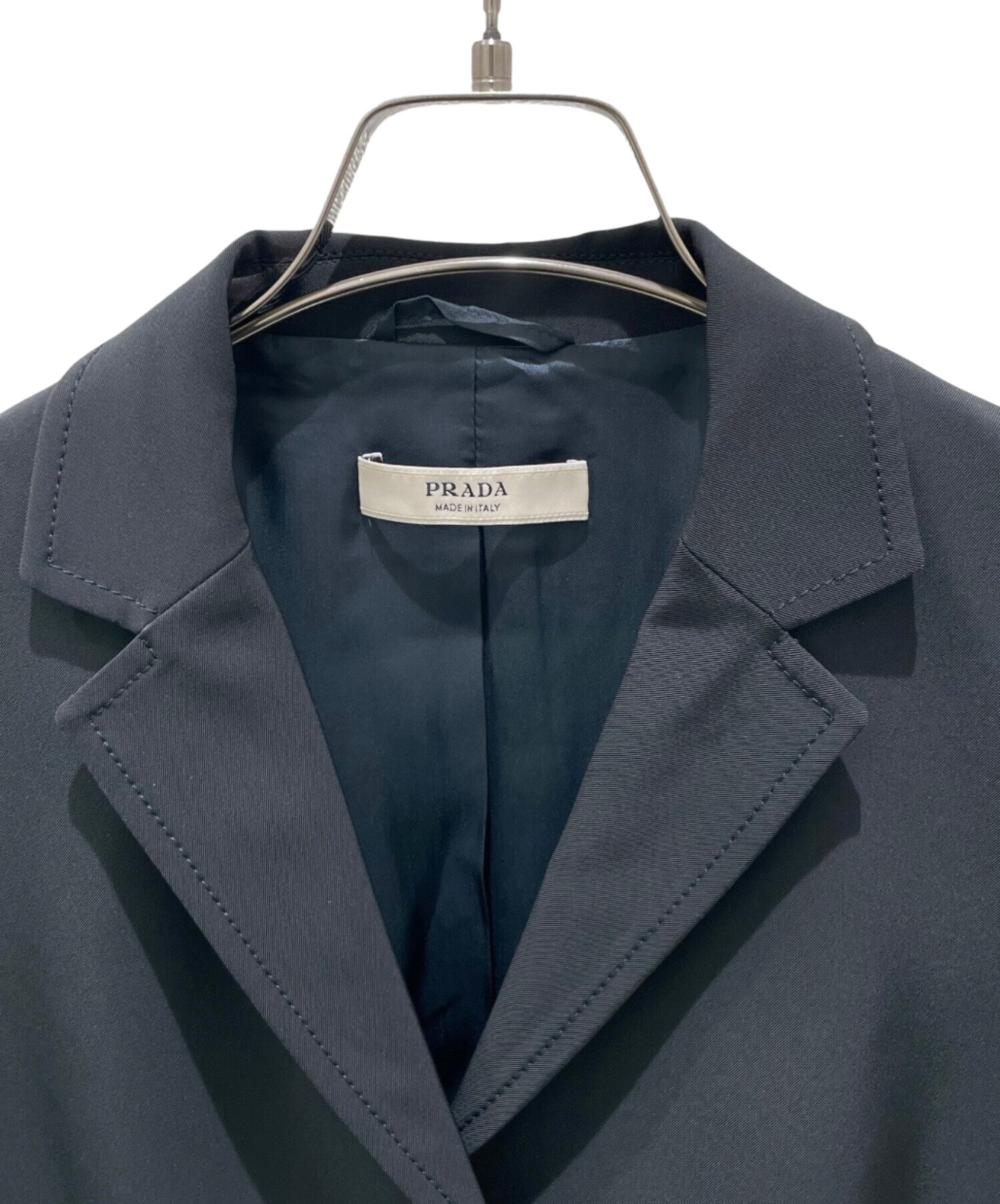 中古・古着通販】PRADA (プラダ) テーラードジャケット ブラック