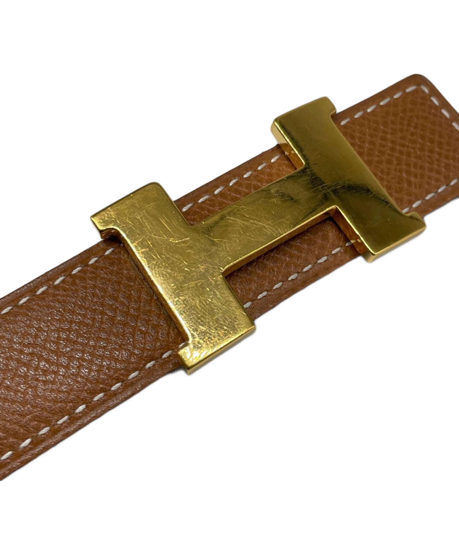 中古・古着通販】HERMES (エルメス) コンスタンスベルト ゴールド