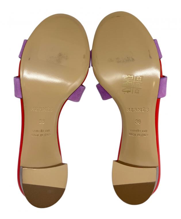 【 HERMES】オアジス ミュール ピンク 38 HERMES】オアジス ミュール ピンク 38 Oasis sandal - Pink | Hermès USA