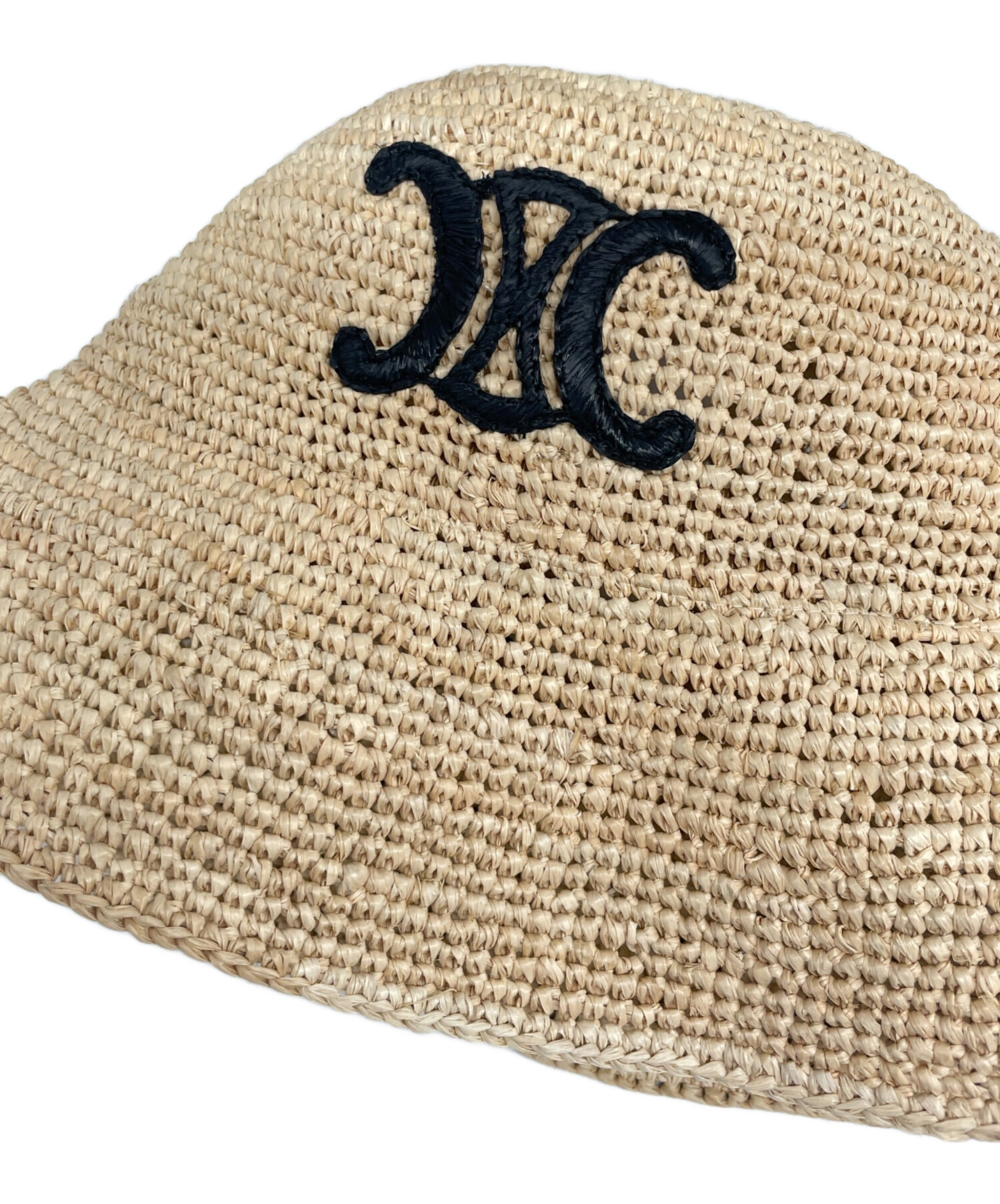 中古・古着通販】CELINE (セリーヌ) Triomphe Bucket Hat トリオン