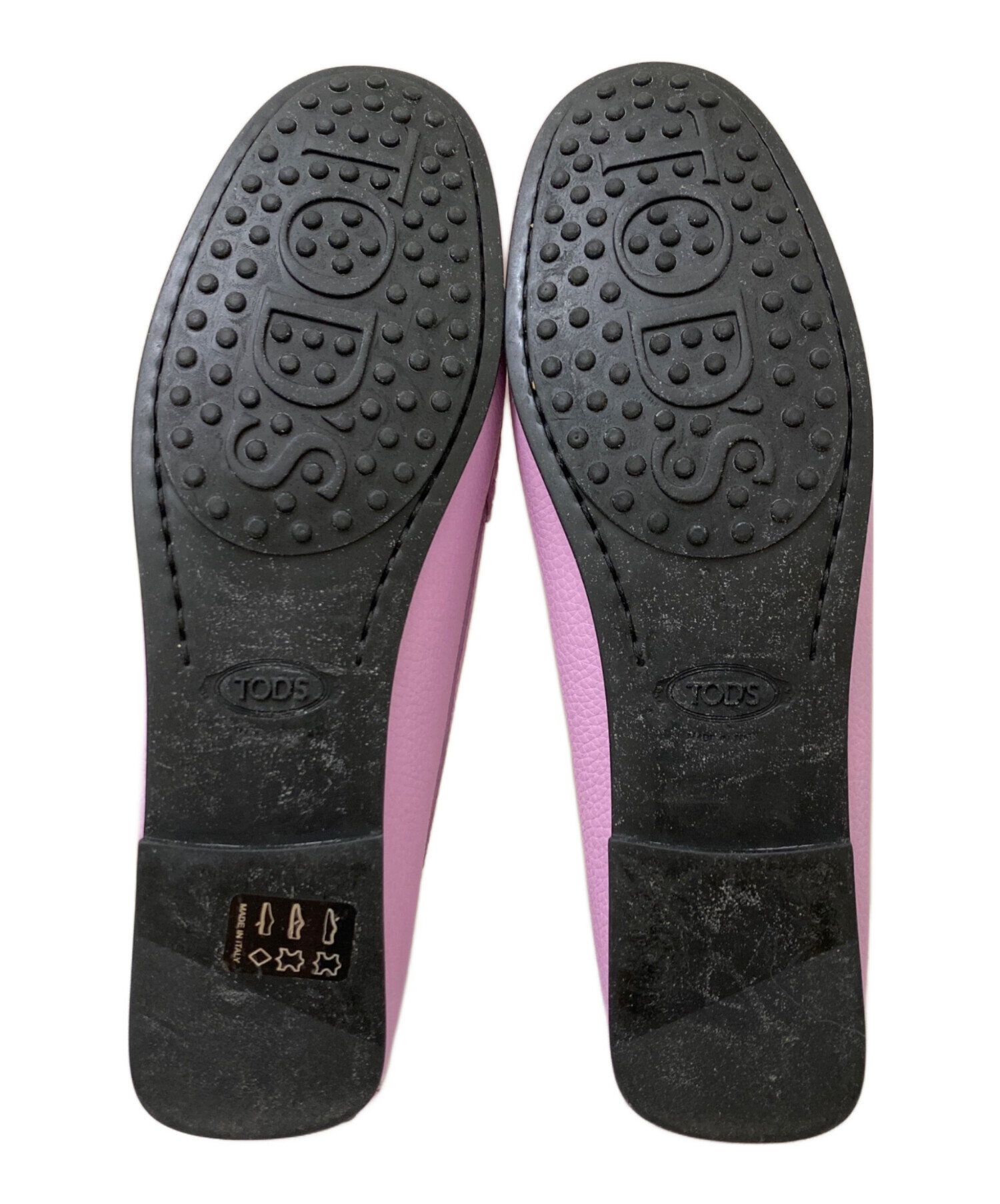 TOD'S クロコ型押し ローファー ピンク 中古・古着通販】TOD'S (トッズ) ローファー ピンク サイズ:36 1/2
