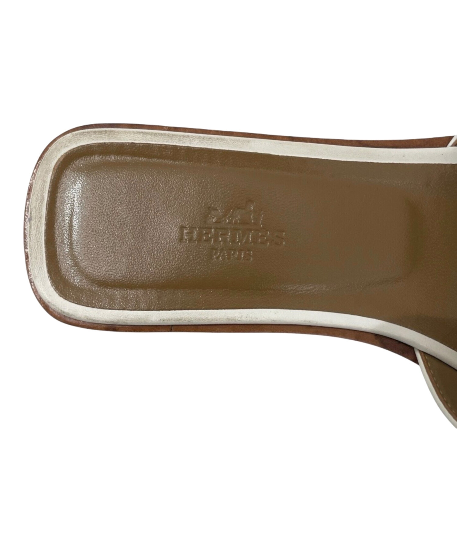 中古・古着通販】HERMES (エルメス) オランサンダル ホワイト サイズ