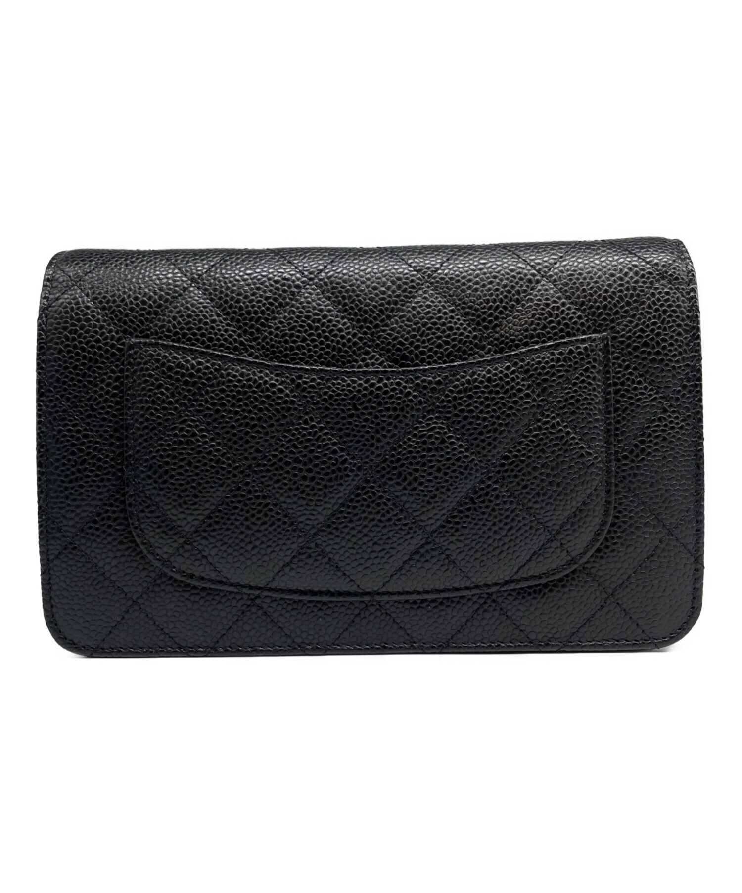 x*x様 【未使用・正規品】CHANEL チェーンウォレット キャビアスキン ホ 中古・古着通販】CHANEL (シャネル) キャビアスキン チェーン