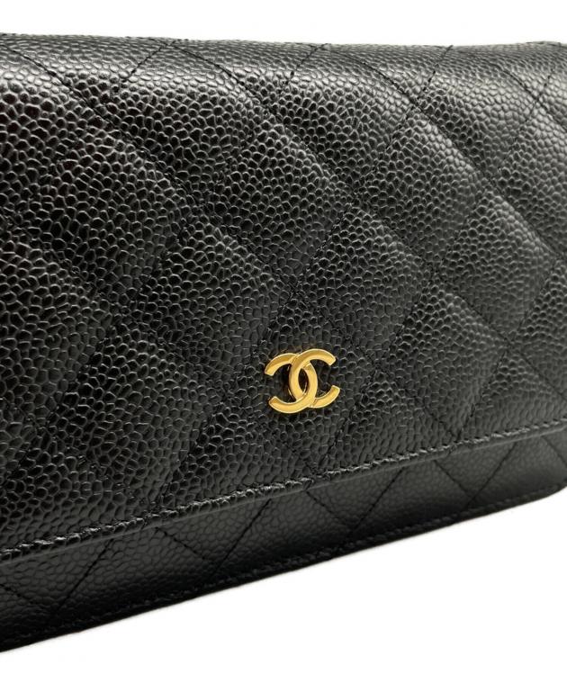 中古・古着通販】CHANEL (シャネル) キャビアスキン チェーン