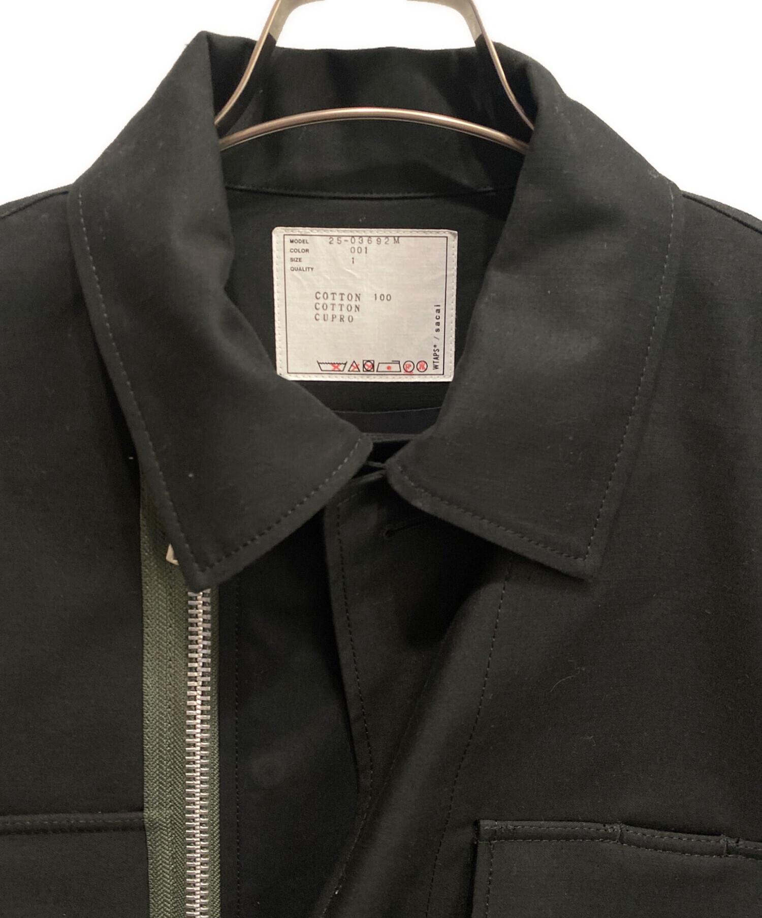 中古・古着通販】sacai (サカイ) WTAPS (ダブルタップス) Cotton Back