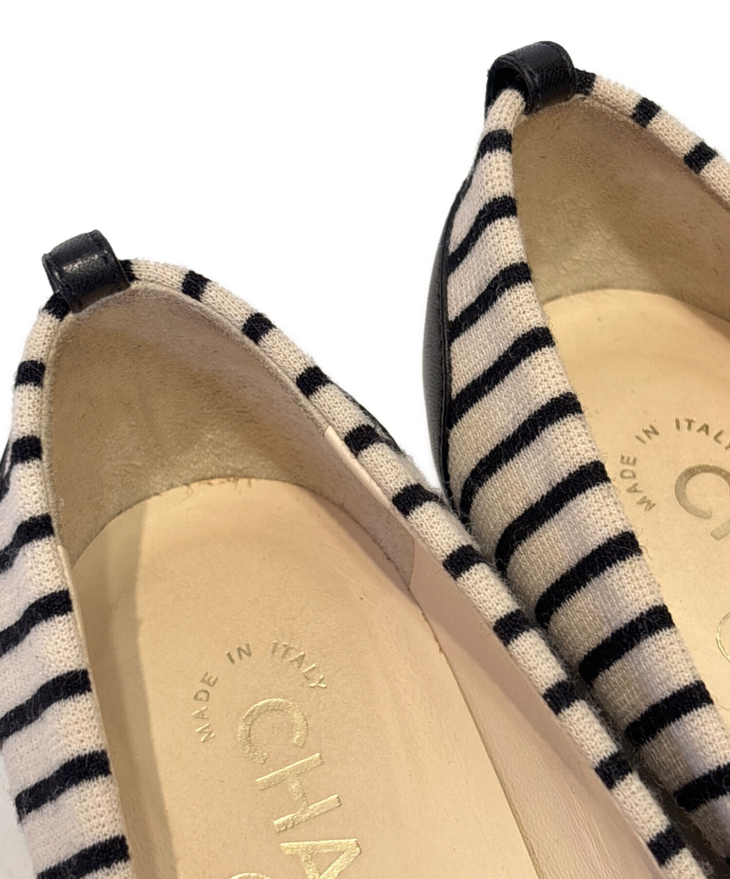中古・古着通販】CHANEL (シャネル) フラットパンプス アイボリー