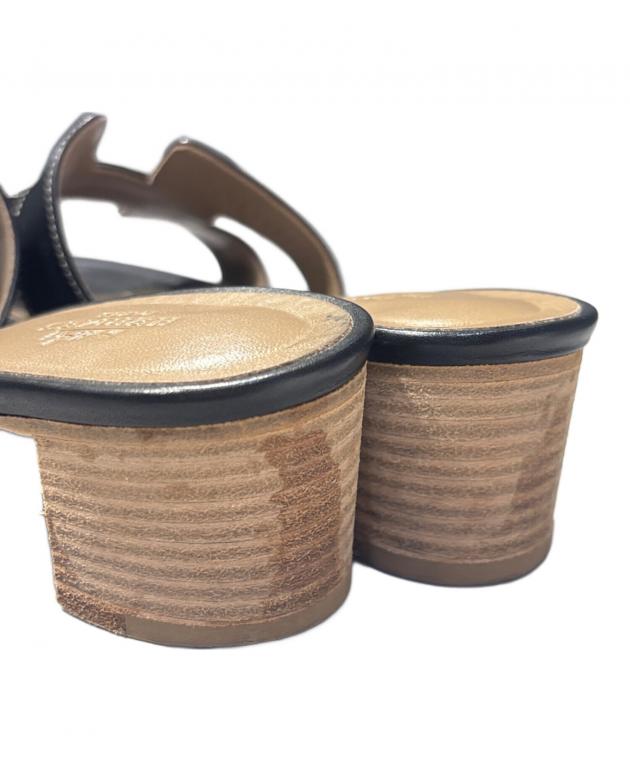 中古・古着通販】HERMES (エルメス) オアジス/Oasis サンダル ブラック