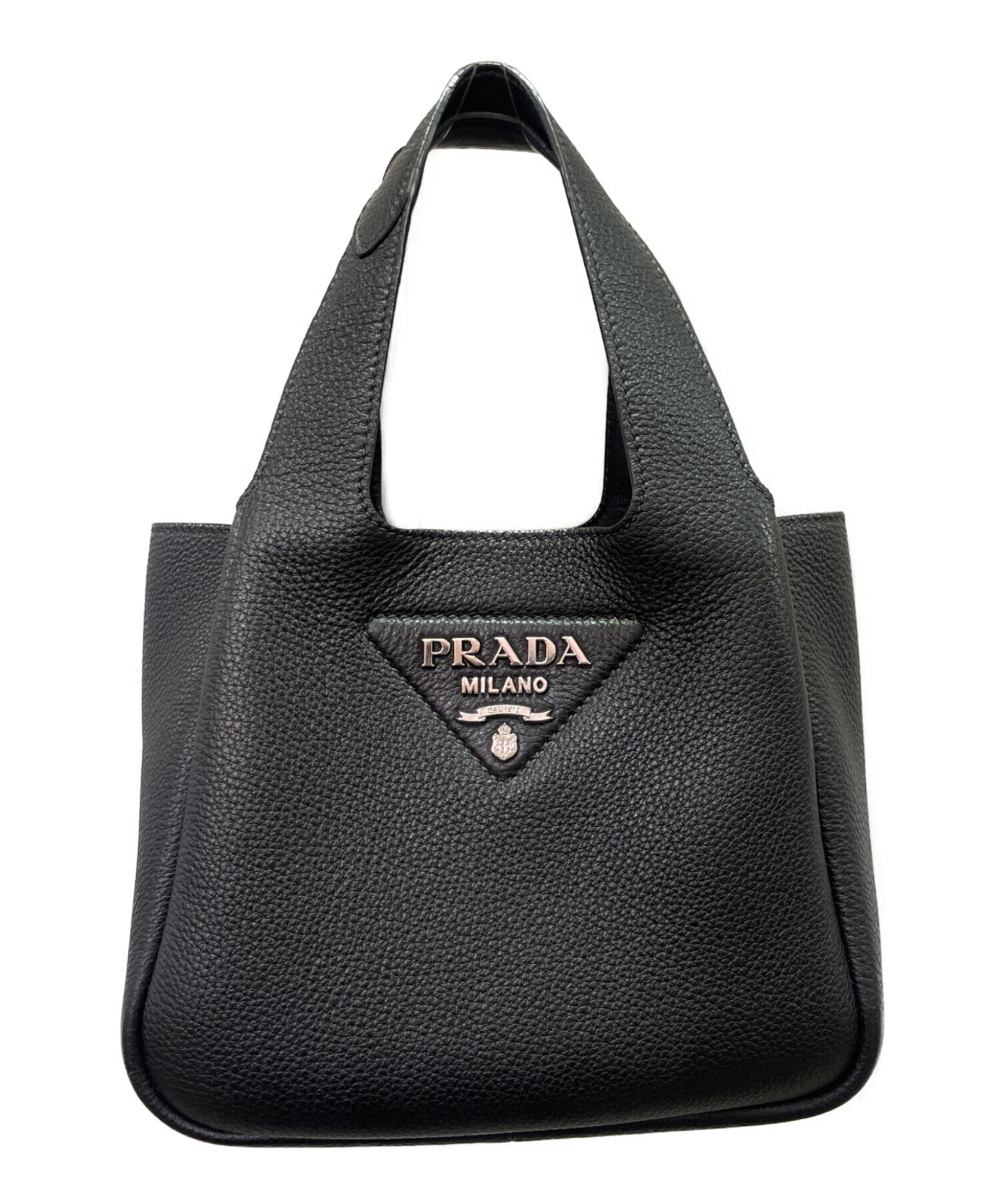 Prada プラダ　ハンドバッグ　レザー　ヴィンテージ 中古・古着通販】PRADA (プラダ) Vitello Daino Leather Handbag