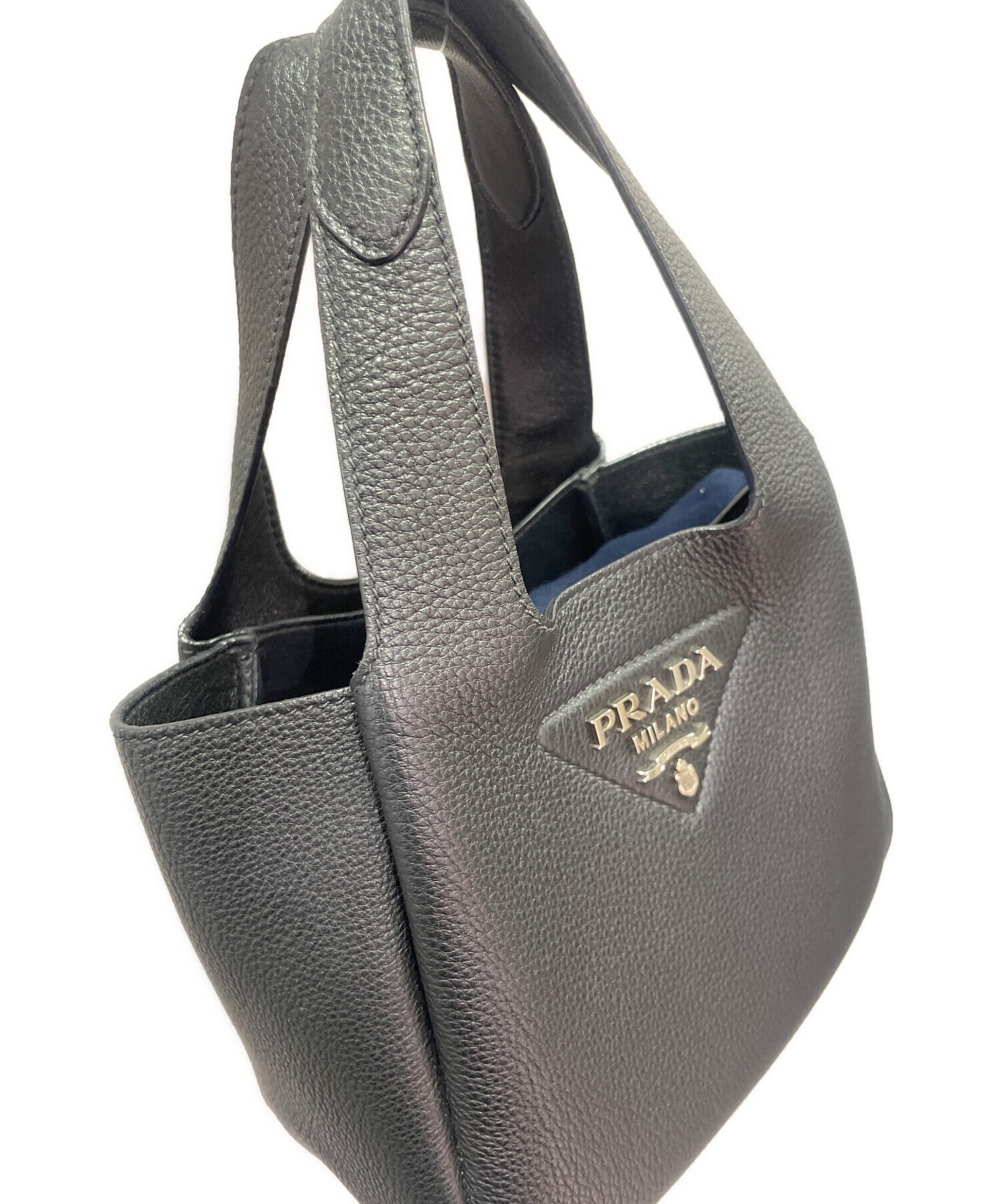 中古・古着通販】PRADA (プラダ) Vitello Daino Leather Handbag