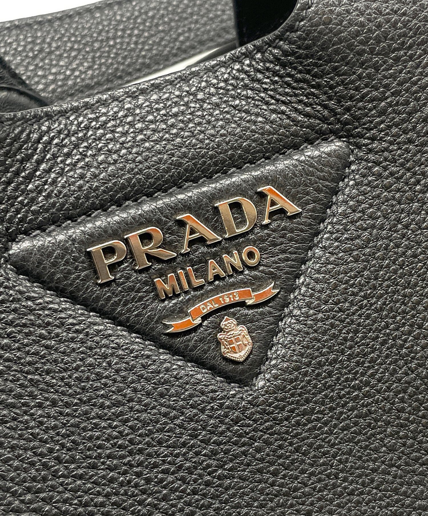 中古・古着通販】PRADA (プラダ) Vitello Daino Leather Handbag