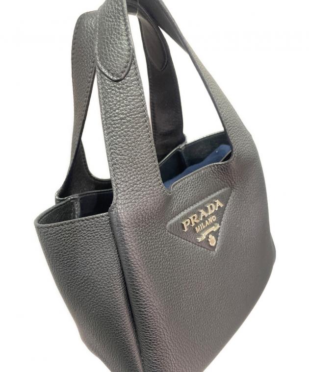 中古・古着通販】PRADA (プラダ) Vitello Daino Leather Handbag